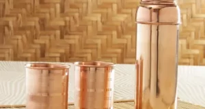 real copper water bottles